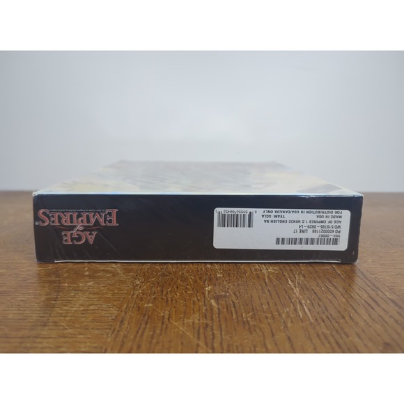 NEW Age of Empires 1998 Big Box Windows 95 98 NT4.0 Vintage PC Game 1.0 SEALED - Picture 5 of 10